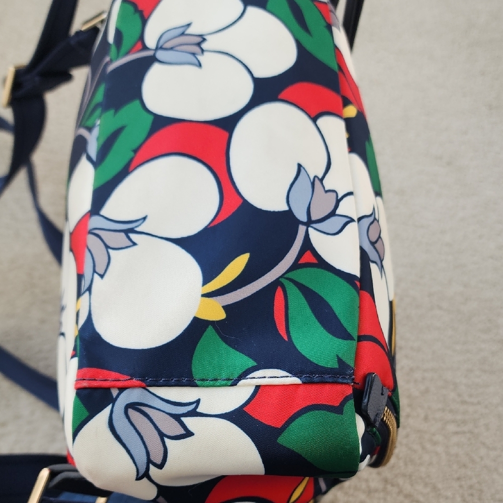 Kate Spade Multicolor Floral Backpack - Red, Green, Blue - Picture 4 of 16